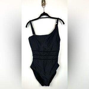 Bleu Rod Beattie One Piece Swimsuit Size 6? Black Mesh‎ Behind The Seams